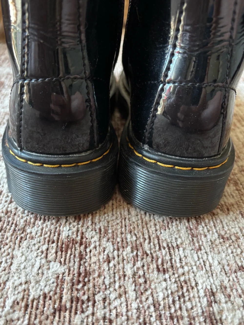 Dr Martens junior Sinclair bex patent leather Boots size 13